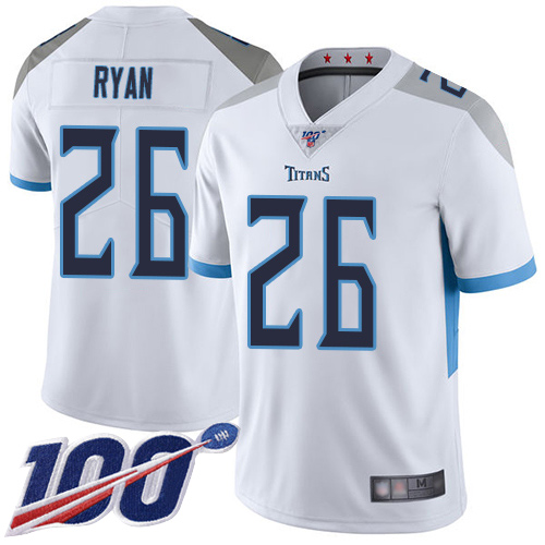 Tennessee Titans Limited White Men Logan Ryan Road Jersey NFL Football #26 100th Season Vapor Untouchable